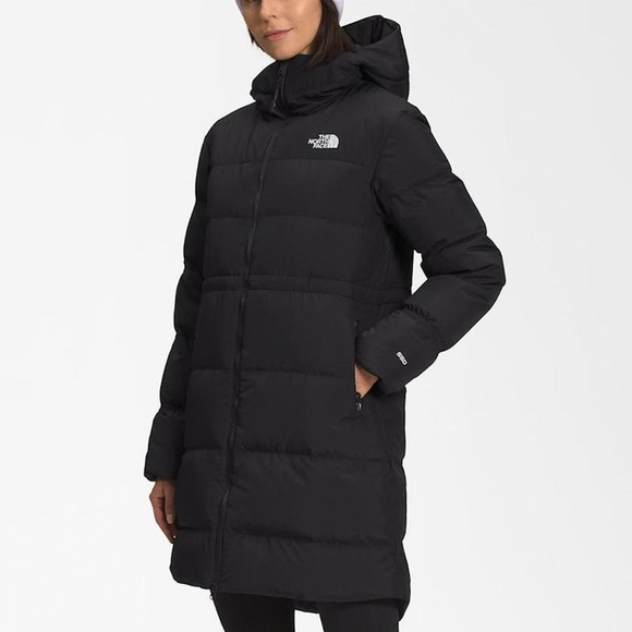 The North Face Women's Long Black Puffer Jacket - Picture 5 of 5